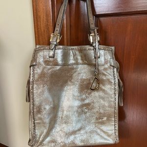 Ralph Lauren brushed leather gold “foiled” bag
